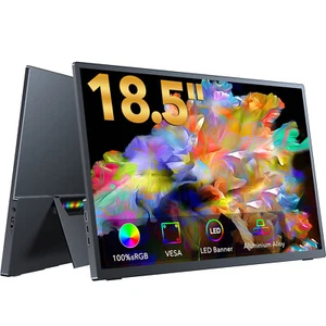 UPERFECT 18.5" Gaming Monitor 1920*1080 Portable Monitor PC Screen Full HD - Picture 1 of 7