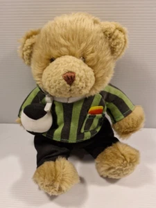 Juguete de peluche The Teddy Bear Collection #80 Reg the Referee 18 cm suave y tierno - Imagen 1 de 7