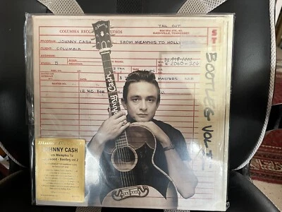LIMITED JOHNNY CASH FROM MEMPHIS TO HOLLYWOOD BOOTLEG VOL 2 TRIPLE CLEAR VINYL - Image 1 of 4