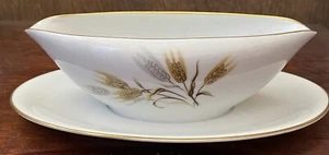BARCO DE SALSA NORITAKE WHEATON/PATRÓN TRIGO CON PLACA INFERIOR # 5414 - Imagen 1 de 8