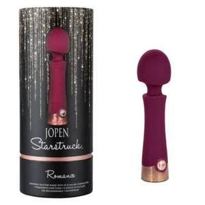 Jopen Starstruck Romance Rechargeable Silicone Wand Massager Red Retail $110 USB - Picture 1 of 4