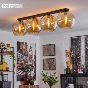 Lampade da soffitto color ambra sala da pranzo soggiorno camera da letto lampada a sfera luci moderne - Foto 1 di 10