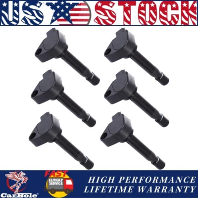 UF242 Ignition Coils Set of 6 for 1999 2000 2001 2002-2010 Honda Odyssey V6 3.5L - Image 1 of 4
