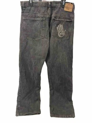 Vtg Miskeen Originals Mens Black Jeans (36x32) HipHop Streetwear Y2K Loose Fit - Image 1 of 4
