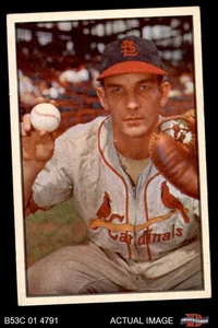 1953 Bowman #53 Del Rice Cardinals 4.5 - VG/EX+ - Picture 1 of 5