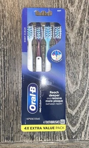 Oral-B CrossAction Pro-Clean Manual Toothbrush 4 PACK, Deep Clean, Soft - Picture 1 of 6