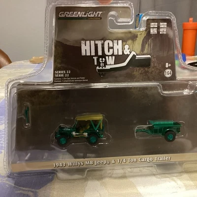 Green light Hitch And Tow 1943 Willys MB Jeep Trailer (Chase) - Image 1 of 4