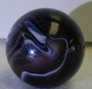 #19867m Large .84 Inches Vintage Purple Slag Shooter Marble - Picture 1 of 10
