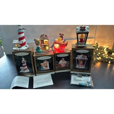 Lote de 4 sellos 1994, 1993.1996 1997 adorno recuerdo magia de Navidad  Foto 1 de 4