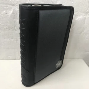 Filofax Cosmic Personal Organiser 1999-2000 grey black with contents inserts map - Picture 1 of 20