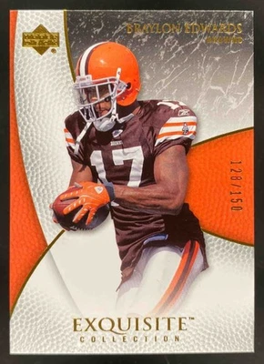 Braylon Edwards 2007 Upper Deck Exquisite Collection /150 #16 Browns - Image 1 of 4