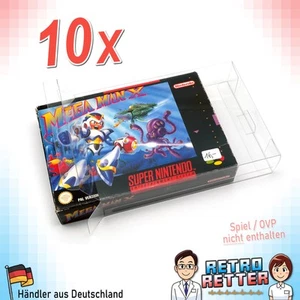 10 uds funda protectora Super Nintendo juegos embalaje original caja SNES funda protección juego - Imagen 1 de 12