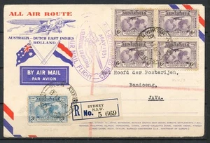 AUSTRALIA-DUTCH EAST INDIES HOLLAND MAY.1931 R SYDNEY 26.MY.31 ABEL TASMAN 27.5. - Imagen 1 de 2