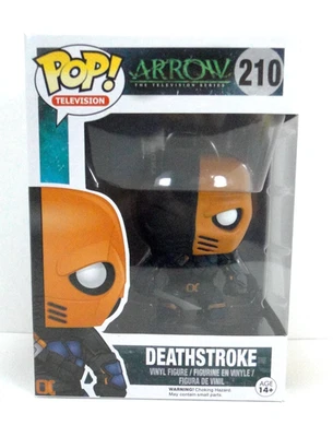 Figura de vinilo Funko PoP Television DC Arrow #210 Deathstroke en paquete Foto 1 de 4