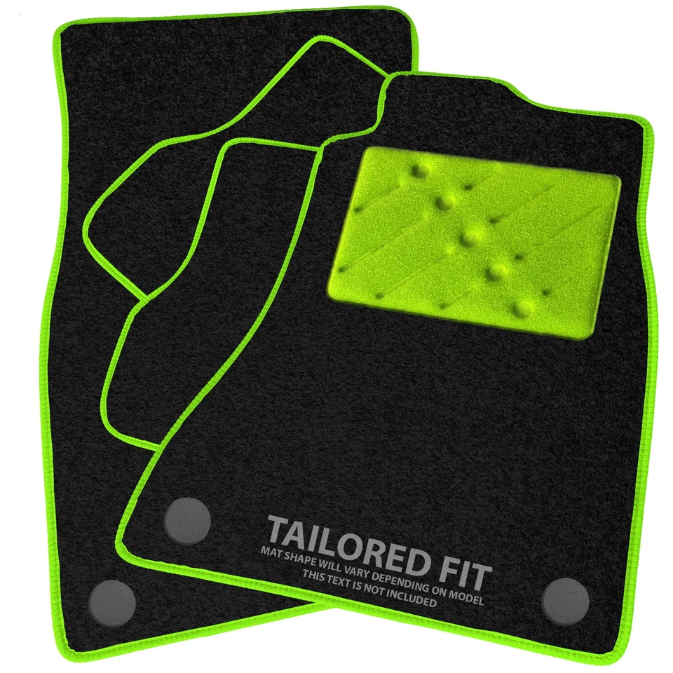 Alfombrillas negras a medida para Volkswagen Polo MK6 2017+ [RCW] Foto 1 de 1