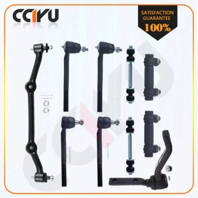 Front Tie Rod End Sway Bar Center Link For 1996-2003 Chevrolet S10 GMC Sonoma Foto 1 de 4