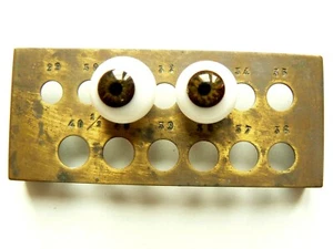 Alte Puppe Augen Glas Antik Biskuit Doll Eyes Glass Pop Puppe Muneca (5) - Bild 1 von 1