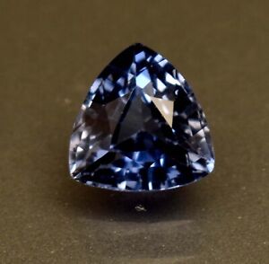BlueSapphire Treated With Diffusion 3.75   Certified Trillion Cut Loose Gem