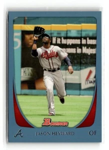 2011 Bowman - Jason Heyward #21 Sky Blue /500 - Picture 1 of 2