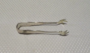 Sterling Silver Shreve & Co. sugar cube ice tongs .925 hallmarked - Picture 1 of 5