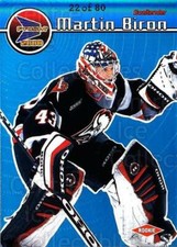 1999-00 Pacific Prism Holographic Blue #17 Martin Biron