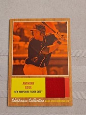 2011 Topps Heritage Minors Clubhouse Collection Relics Red Tint Anthony Gose