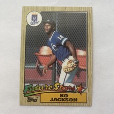 BO JACKSON 1987 Topps Future Stars Rc #170 Kansas City Royals Rookie 9