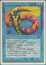 Lord of Atlantis (WB) Revised (ITALIAN) MINT Blue Rare CARD (105054) ABUGames