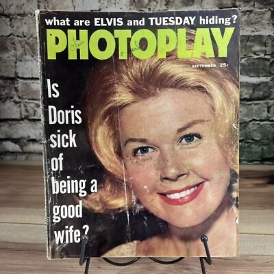 Photoplay Magazine September 1960 Doris Day Cover - Image 1 of 2