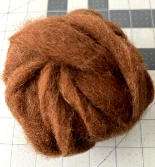 ** Top 100 % bebé alpaca itinerante, marrón color natural bebé alpaca 1 oz Foto 1 de 1