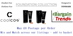Cool Cos Denmark Parabeni Profumo Senza Trucco Collezione FONDAZIONE #BargainTrend - Foto 1 di 17