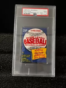 Paquete de cera de béisbol OPC O-Pee-CHEE 1983 como nuevo PSA 9 - ¡Top Carl Yastrzemski! POP 2 - Imagen 1 de 2