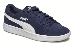 Zapatillas Puma Smash V2 Mujer Hombre Cuero Terciopelo Chaquetón Blanco T 44,5 + 45 - Imagen 1 de 1