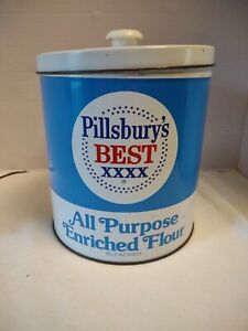 Vintage PIllsbury's Best Flour Tin Pillsbury Flour Canister JL Clark (1941?)