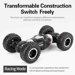 JJR/C Q70 RC Stunt Car 2.4G 1/16 4WD Double-Sided All-Terrain Climbing Truck/car - Picture 1 of 6