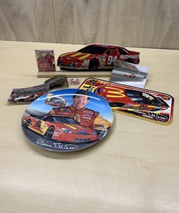  Nascar BILL ELLIOT #94 Mcdonald's Car Bundle Lot Lic Plate Belt Buckle & More - Picture 1 of 8