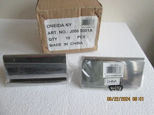Oneida NY Acero Inoxidable Mesa Letrero Tarjeta Nombre Placa Tienda Soporte J0065001A - Imagen 1 de 3