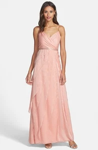 Adrianna Papell Ruffled Chiffon Dress (size 4) - Picture 1 of 1