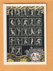 1993 Topps Black Gold #AB1 Winner AB 1-22 Exchange 9V