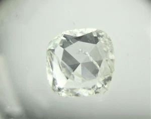 0.29Cts Cushion Shape White Natural Real Rose Cut Diamond 5.00x4.82x1.18 MM - Picture 1 of 10