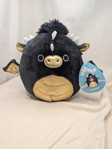 Squishmallow 7,5" LUXMEN the dragon black & gold very rare brand w/tag - Bild 1 von 5
