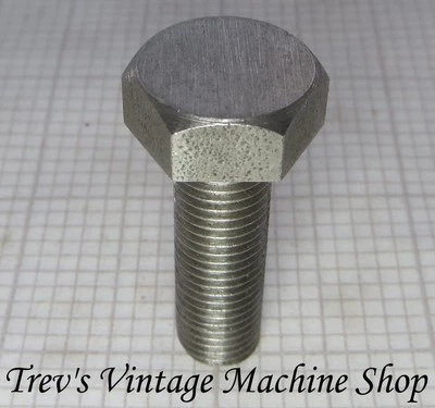 5/16 BSCy CEI cycle thread 26tpi bar turned stainless steel set screws, opt nuts - Image 1 of 2