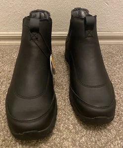 Columbia Fairbanks Rover Men’s Size 12 Chelsea Boots Waterproof Shoe Black NEW - Picture 1 of 13