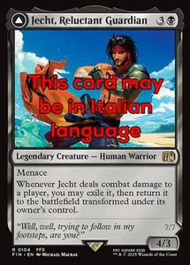 MTG JECHT, RELUCTANT GUARDIAN EXC - JECHT, GUARDIANO RILUTTANTE 104 - FIN - Picture 1 of 1
