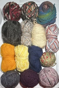 Posten 14 Stile Garn Sortiment Marken & Farben Knäuel - Bild 1 von 8