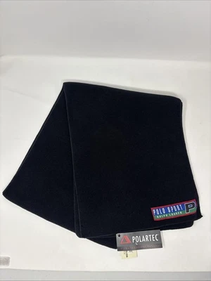 Vintage Polo Sport Ralph Lauren Polartec Climate Control Fleece Scarf Black - Image 1 of 4