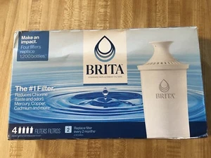 (Pack of 4) Brita Water Pitcher Replacement Filters NEW - Picture 1 of 1