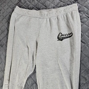 No Boundaries Women’s Fleece Lined Sweatpants Gray Size 2X Ankle Button Snaps - Picture 1 of 12