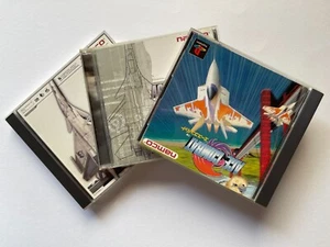 Ace Combat 1 2 3 Set 3 Lot PS1 Namco Sony Playstation 1 Japan Import Game - Picture 1 of 12