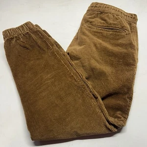 American Eagle Mens Corduroy Jogger Pants Medium Brown Next Level Stretch - Picture 1 of 13